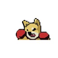 Sticker Animated Pixel Dog - 0