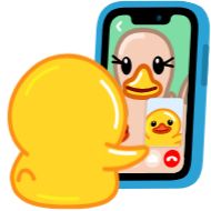 Sticker Gold Duck - 0