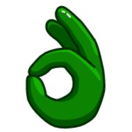 Стикер Green Emoji - 0