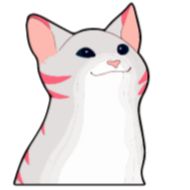 Sticker Popping cat @StickersPackRobot - 0