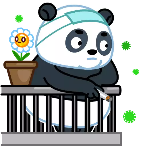 Panda Emic стикер
