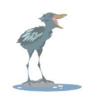 Sticker Shoebill Stork - 0