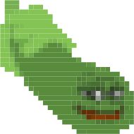 пиксел зеленый