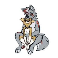Sticker Wolfy and Corgo censored - 0