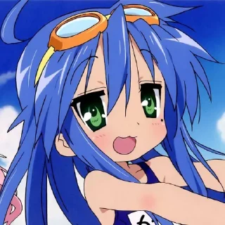 Sticker 彡Konata Izumi★Lucky star☆ @TgEmodziBot - 0