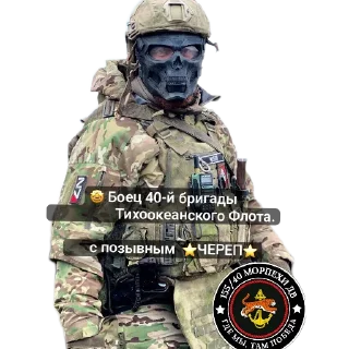 Sticker Морпехи ДВ - 6