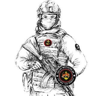 Sticker Морпехи ДВ - 11