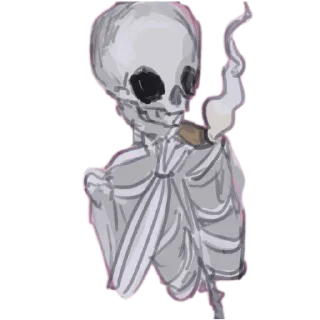 Sticker Санёк | ЛС: @Sans_the_lazy_bones - 0