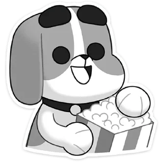 Стикер chpic.su • @Premium_EmojiTG | Пёс - 0