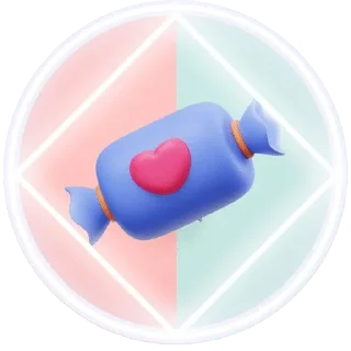 Sticker NA heart - 0