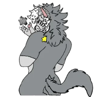 Sticker Agonisuto The SharOlf by @AgonicWorthyFate - 0