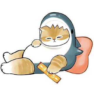 Sticker Акулы и котята 4 @Nyasticks - 0