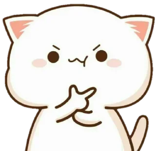 Стикер Anime Cat - 8