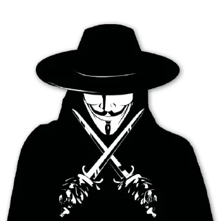 Стикер Anonymous - 0