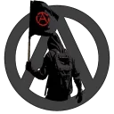 Sticker Antifa/Anarchy - 0