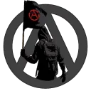 Стикер Antifa/Anarchy - 0