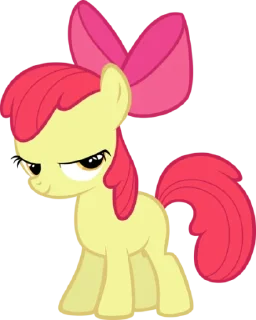 Sticker Apple Bloom | @MyLittlePony_bots - 0