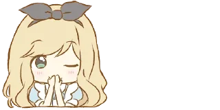 Sticker Alice Emoji :: @line_stickers - 11 Sticker Alice Emoji :: @line_stickers - 11
