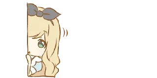 Sticker Alice Emoji :: @line_stickers - 3 Sticker Alice Emoji :: @line_stickers - 3