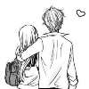 B/W Manga love ~ @Stickerabad B/W Manga love ~ @Stickerabad -