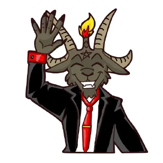 Sticker Baphomet - 0