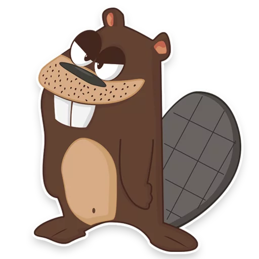 Sticker Beaver - 0