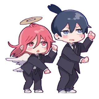Sticker Человек бензопила by @anime_stickerr - 9 Sticker Человек бензопила by @anime_stickerr - 9
