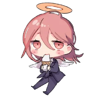 Sticker Человек бензопила by @anime_stickerr - 6 Sticker Человек бензопила by @anime_stickerr - 6