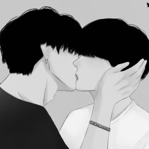 kiss kiss love sketch