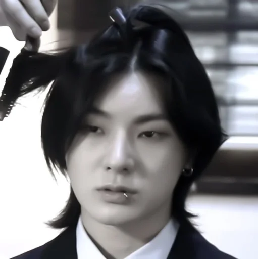 person person human face black hair