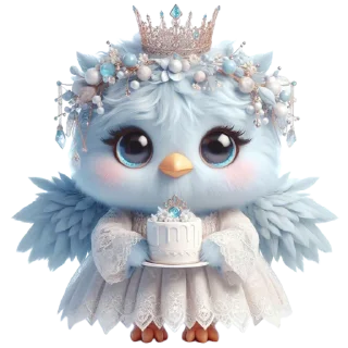 Стикер Bird of Happiness - 9 Стикер Bird of Happiness - 9