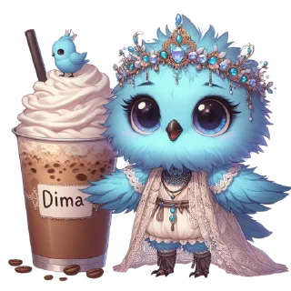 Стикер Bird of Happiness - 3 Стикер Bird of Happiness - 3