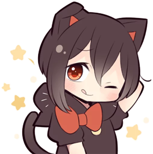 Black Kitten Girl Black Kitten Girl -