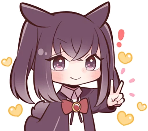 Стикер Black Sweetie Bunny @anime_stickerr - 9 Стикер Black Sweetie Bunny @anime_stickerr - 9