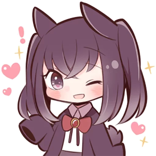 Стикер Black Sweetie Bunny @anime_stickerr - 8 Стикер Black Sweetie Bunny @anime_stickerr - 8