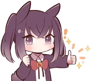 Стикер Black Sweetie Bunny @anime_stickerr - 4 Стикер Black Sweetie Bunny @anime_stickerr - 4