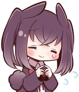 Стикер Black Sweetie Bunny @anime_stickerr - 2 Стикер Black Sweetie Bunny @anime_stickerr - 2