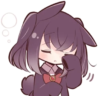 Стикер Black Sweetie Bunny @anime_stickerr - 7 Стикер Black Sweetie Bunny @anime_stickerr - 7