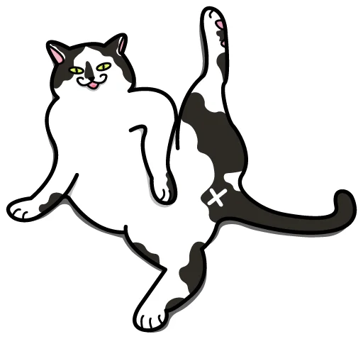 Sticker Bo-Bo Cat - 0