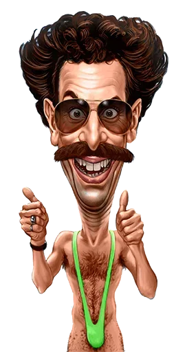Sticker Borat @stickersb2b - 4