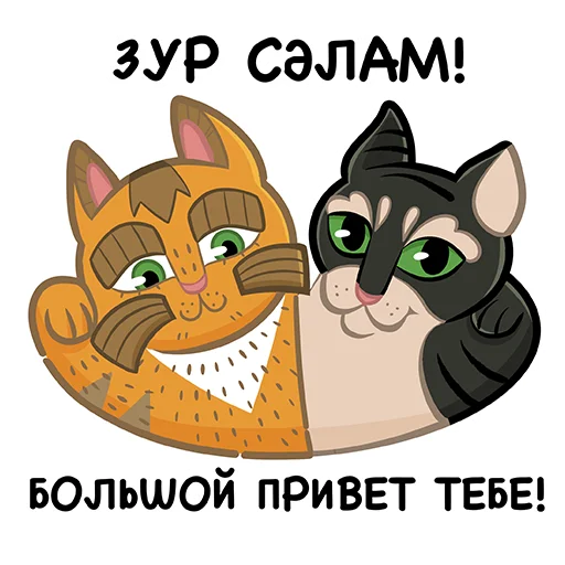 Коты казанские Алабрыс и Мырау батыр от @milliardtatar Коты казанские Алабрыс и Мырау батыр от @milliardtatar -