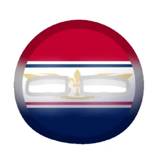 Стикер Countryballs group - 11