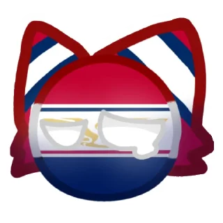 Стикер Countryballs group - 7