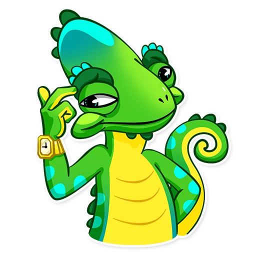 Sticker Chameleon - 0