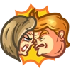 Clinton vs. Trump Clinton vs. Trump - clipart
