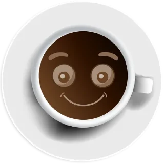 Sticker Coffee Smile - 0
