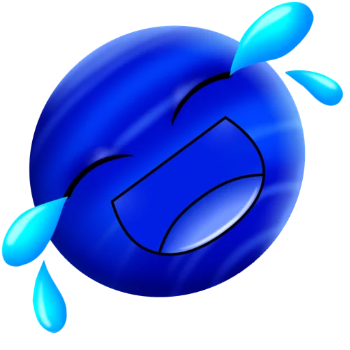 electric blue graphics cartoon