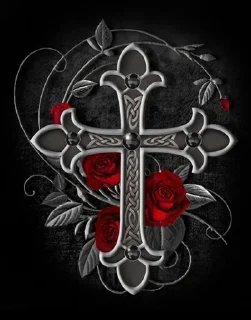 Sticker Cross Jesus @stickersb2b - 2