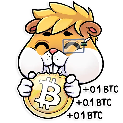 Sticker Crypto Hamster - 0