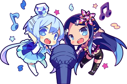Cutie Chibi Aoki Lapis & Merli @NNGDRKN Cutie Chibi Aoki Lapis & Merli @NNGDRKN -